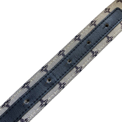 Louis Vuitton Monogram Mini Ceinture Belt Gray Navy — view 5