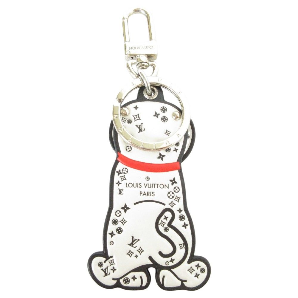 Louis Vuitton Porte Cles LV Darumata Key Ring White Key Holder — view 2