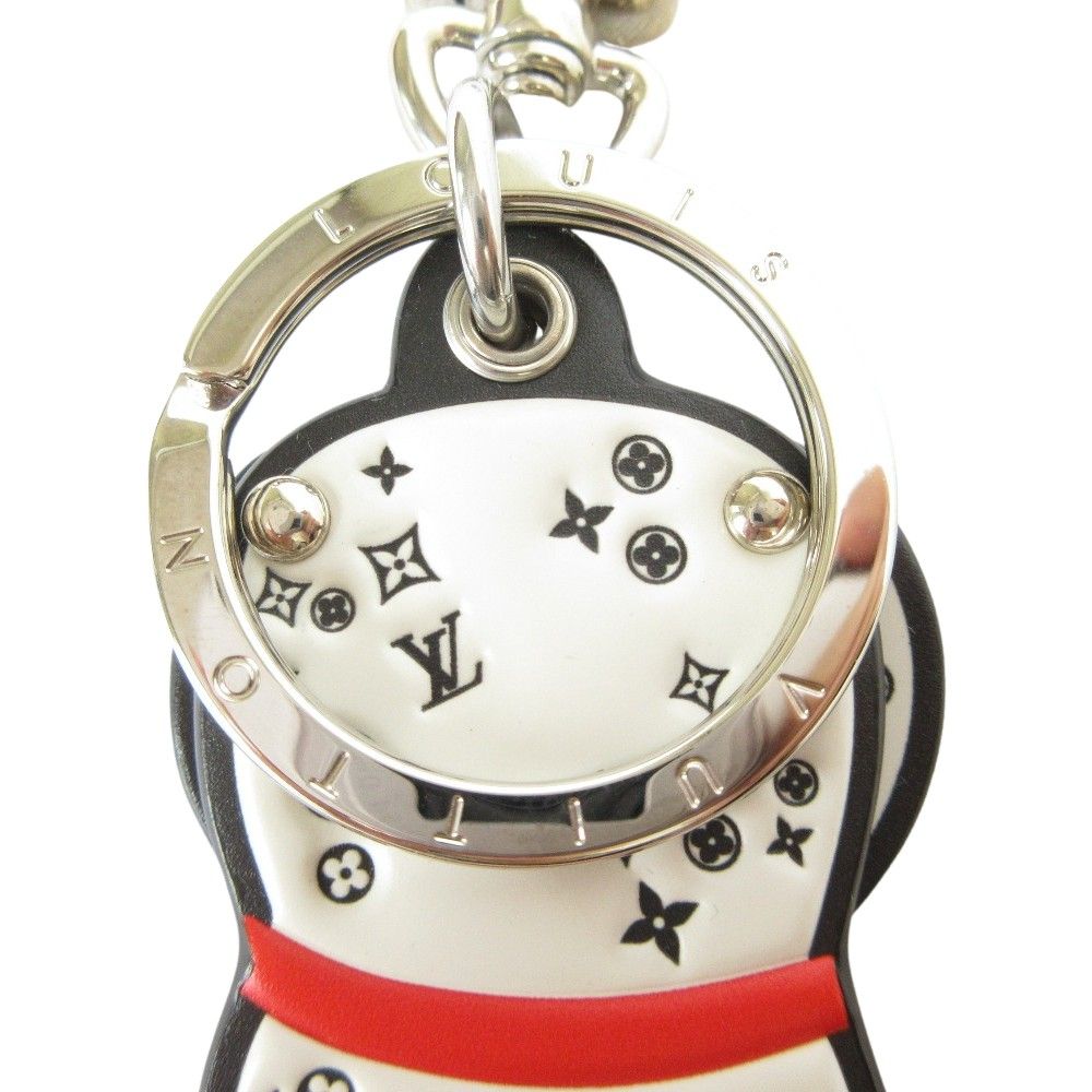 Louis Vuitton Porte Cles LV Darumata Key Ring White Key Holder — view 3