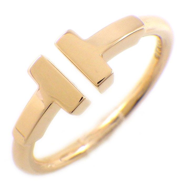 Tiffany & Co Ring T Wire 18k Pink Gold
