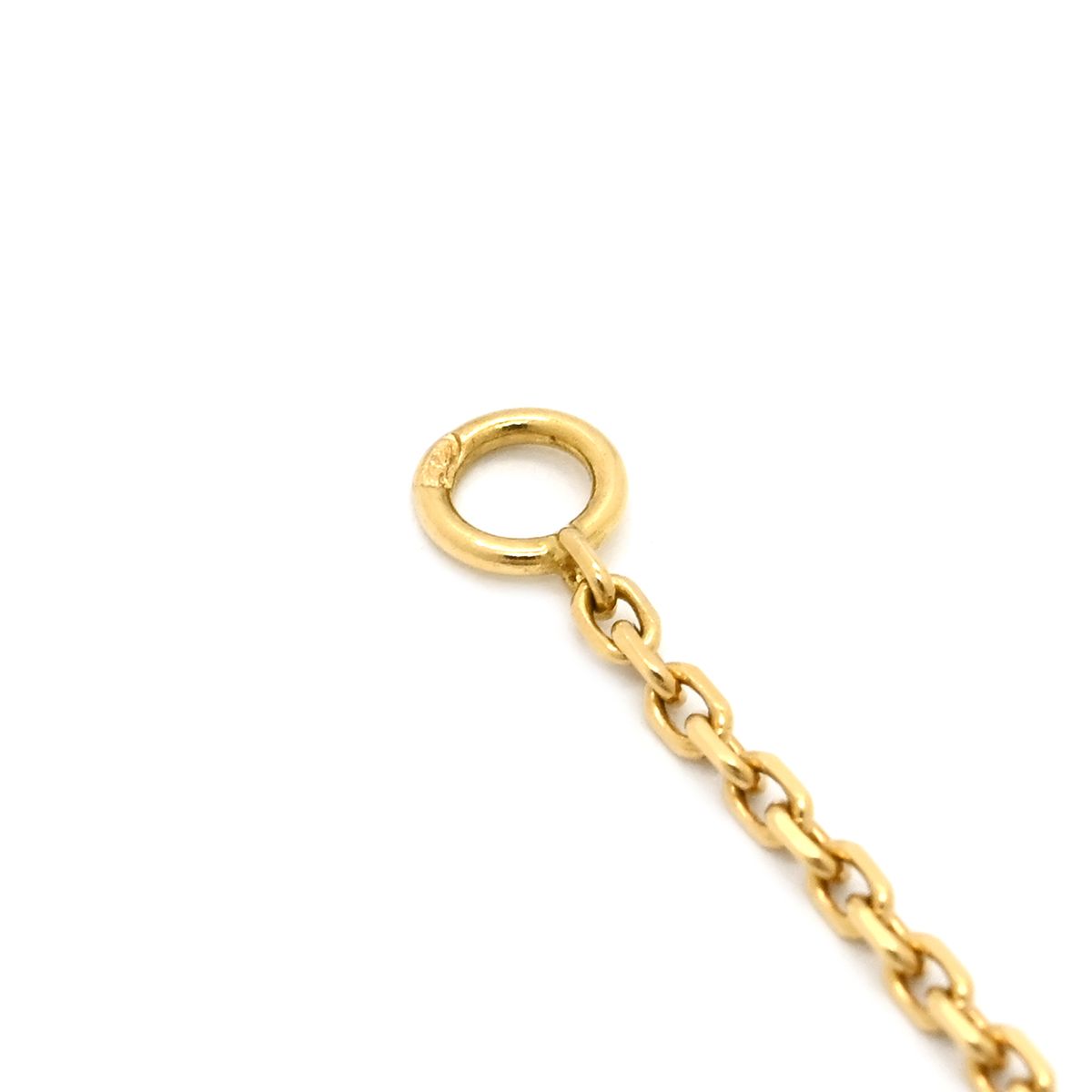Van Cleef & Arpels Necklace Vintage Alhambra Pendant Red Yellow Gold 18k — view 6