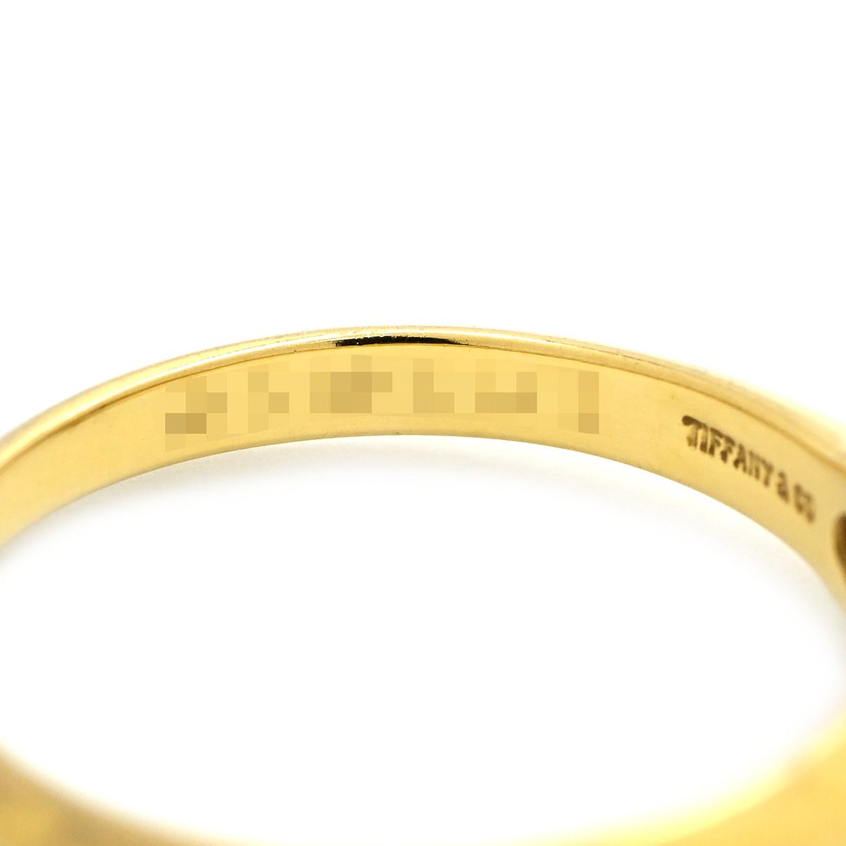 Tiffany & Co Ring Setting Diamond Yellow Gold Platinum Silver T&Co Single — view 5