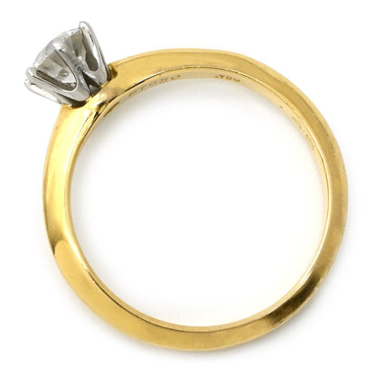 Tiffany & Co Ring Setting Diamond Yellow Gold Platinum Silver T&Co Single — view 2