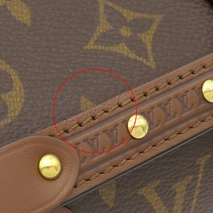 Louis Vuitton 2-Way Papillon Trunk Monogram Canvas Gold Shoulder Bag Chain — view 6