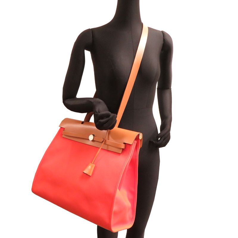 Hermes Handbag Orange — view 8