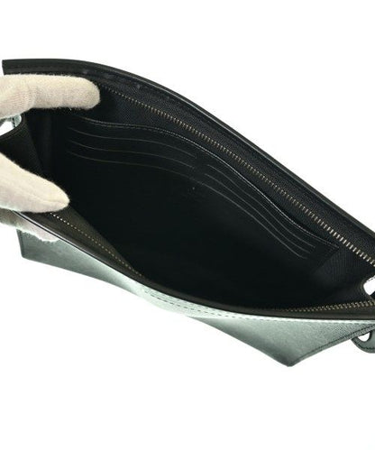 Louis Vuitton Monogram Eclipse Pochette Voyage MM Clutch Black — view 3