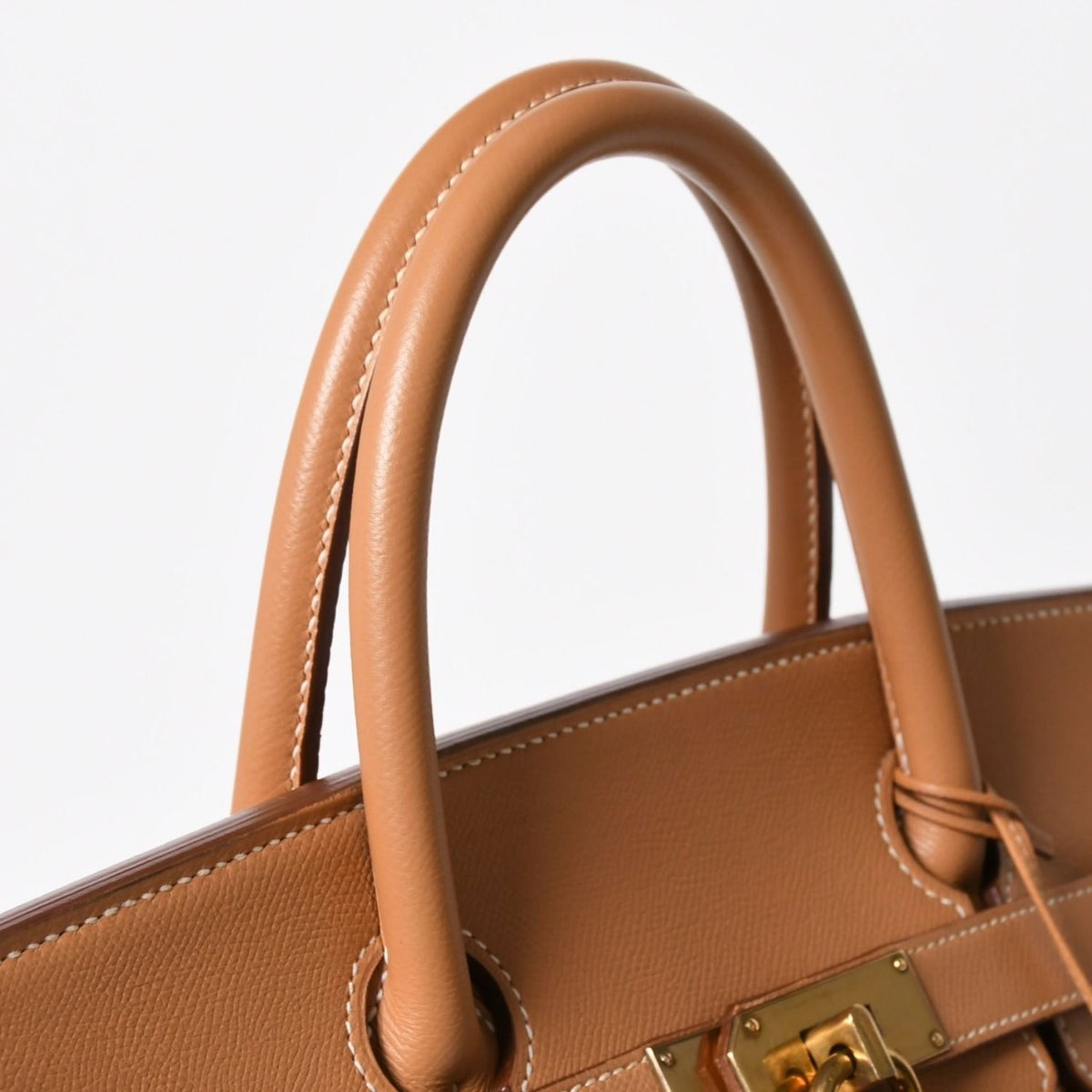 Hermes Haut Courroies Hac 45 Handbag Ardennes Natural Gold — view 5