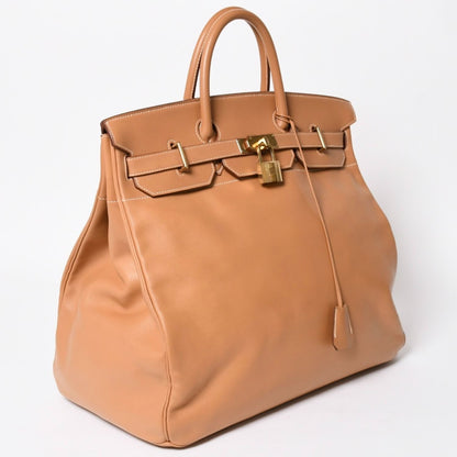 Hermes Haut Courroies Hac 45 Handbag Ardennes Natural Gold — view 3