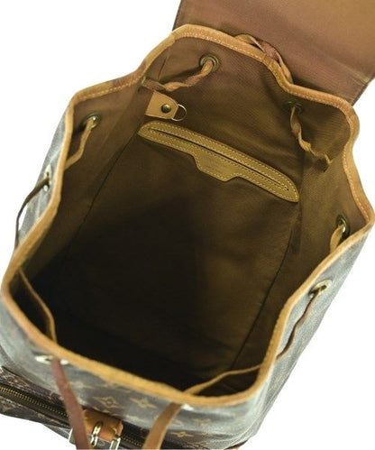 Louis Vuitton Monogram Montsouris GM Backpack Brown — view 3