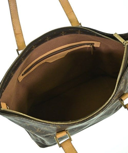 Louis Vuitton Monogram Cabas Mezzo Tote Bag Brown — view 4