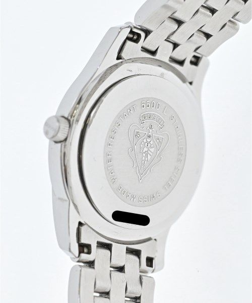 Gucci G-Class 5500L Diamond Quartz Watch Stainless Steel Silver — view 5