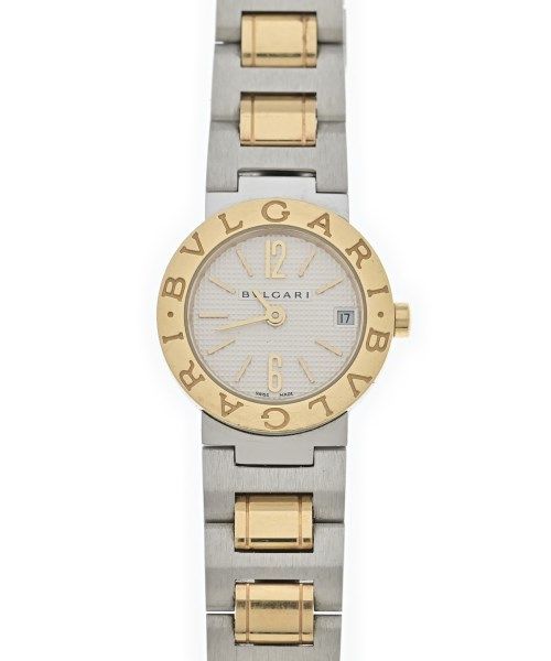 Bvlgari Bvlgari BB23SG Quartz Date Watch Stainless Steel 18K Yellow Gold