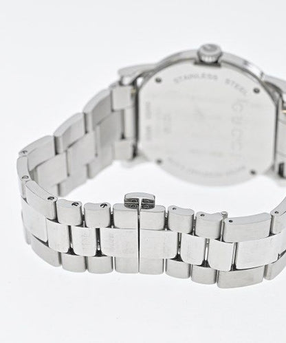 Gucci G Round 101M Quartz Date Watch Stainless Steel Silver — view 3
