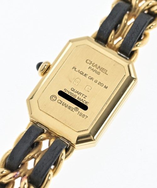 Chanel Premiere L H0001 Quartz Watch Gold Plated Leather — view 6