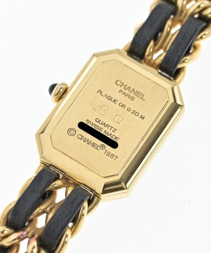 Chanel Premiere L H0001 Quartz Watch Gold Plated Leather — view 6