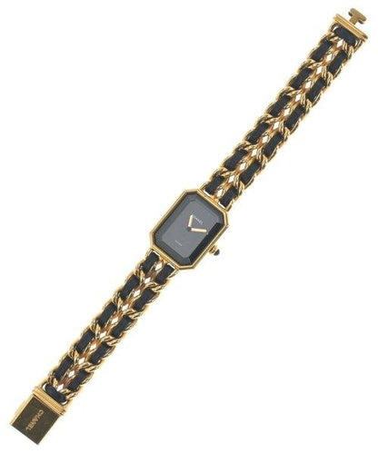 Chanel Premiere L H0001 Quartz Watch Gold Plated Leather — view 3