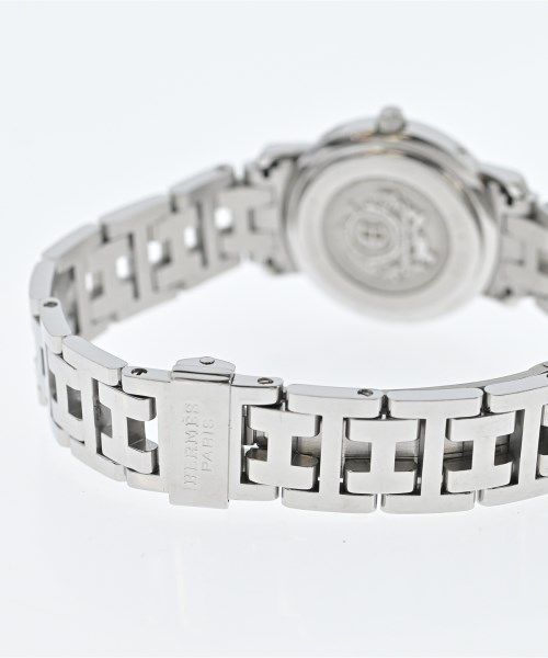 Hermes Clipper Nacre CL4.230 Diamond Quartz Watch Stainless Steel Shell — view 3