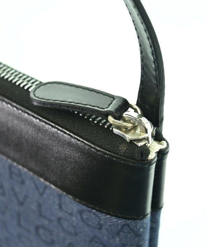Bvlgari Logomania Shoulder Bag Navy — view 8