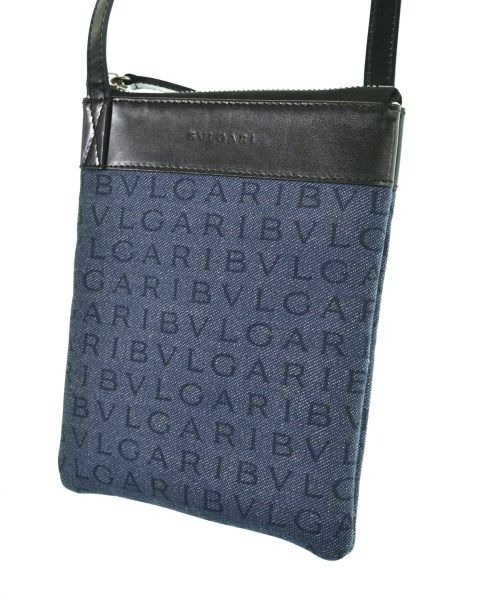 Bvlgari Logomania Shoulder Bag Navy — view 6