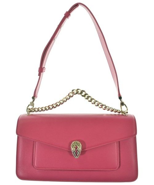 Bvlgari Serpenti Chain Shoulder Bag Pink