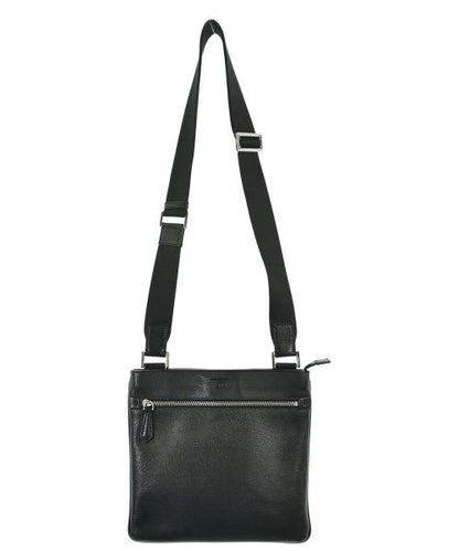 Fendi Leather Messenger Bag Shoulder Black — view 3