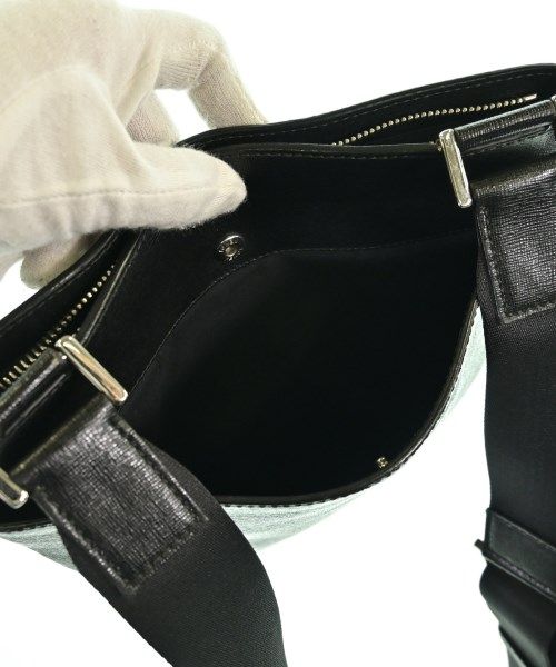 Fendi Leather Messenger Bag Shoulder Black — view 6