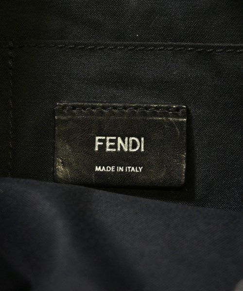 Fendi Leather Messenger Bag Shoulder Black — view 7
