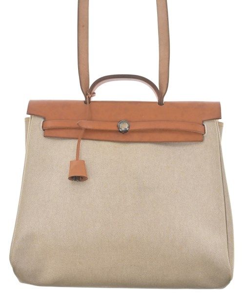 Hermes Herbag MM Shoulder Bag Beige — view 2