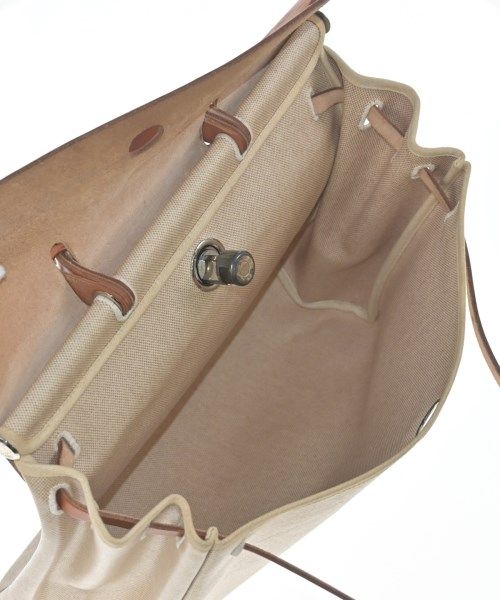 Hermes Herbag MM Shoulder Bag Beige — view 4