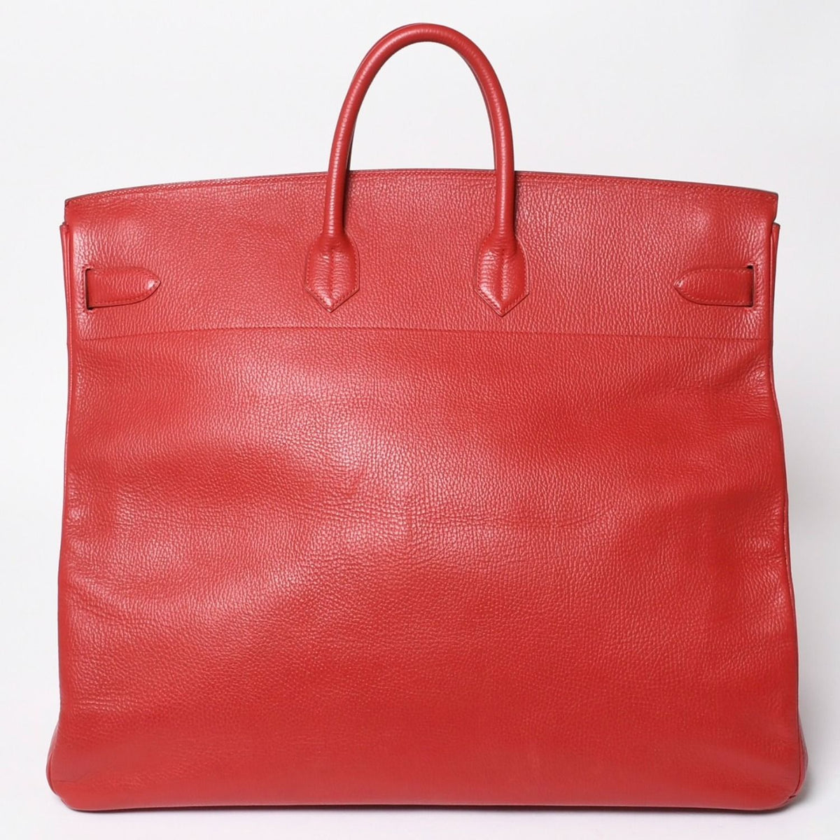 Hermes Haut Courroies Hac 55 Handbag Ardennes Rouge Ash Gold — view 2