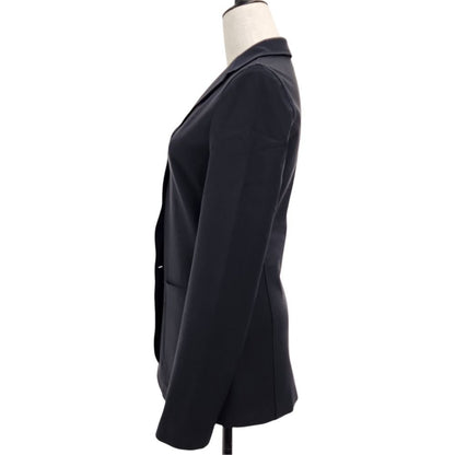Prada Vintage Stretch Tailored Jacket Navy Spring Summer Fall Winter 42 — view 2