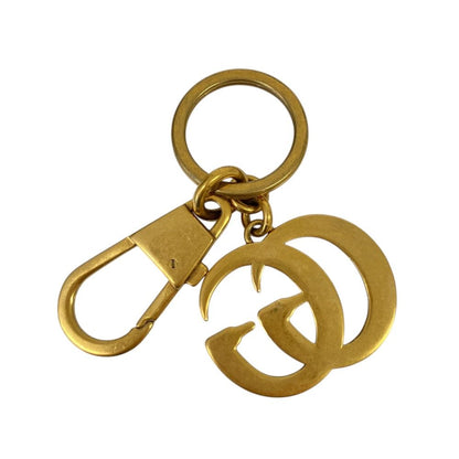 Gucci GG Marmont Pearl Key Holder Key Sling Bag Charm Gold Colored — view 2