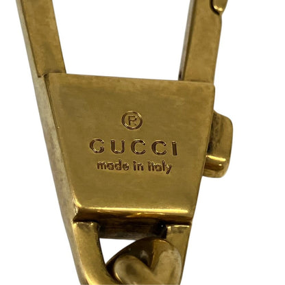 Gucci GG Marmont Pearl Key Holder Key Sling Bag Charm Gold Colored — view 5