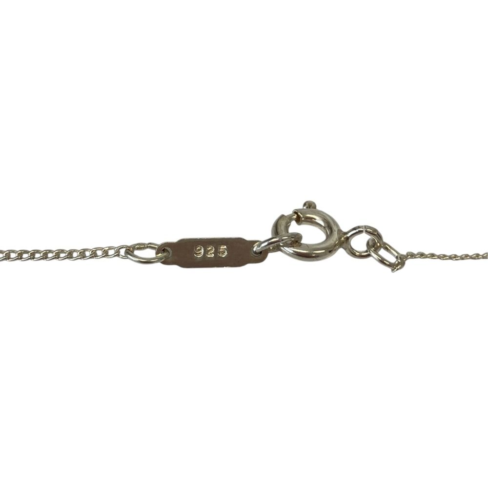 Tiffany & Co Cross Ribbon Bow Necklace Silver — view 4