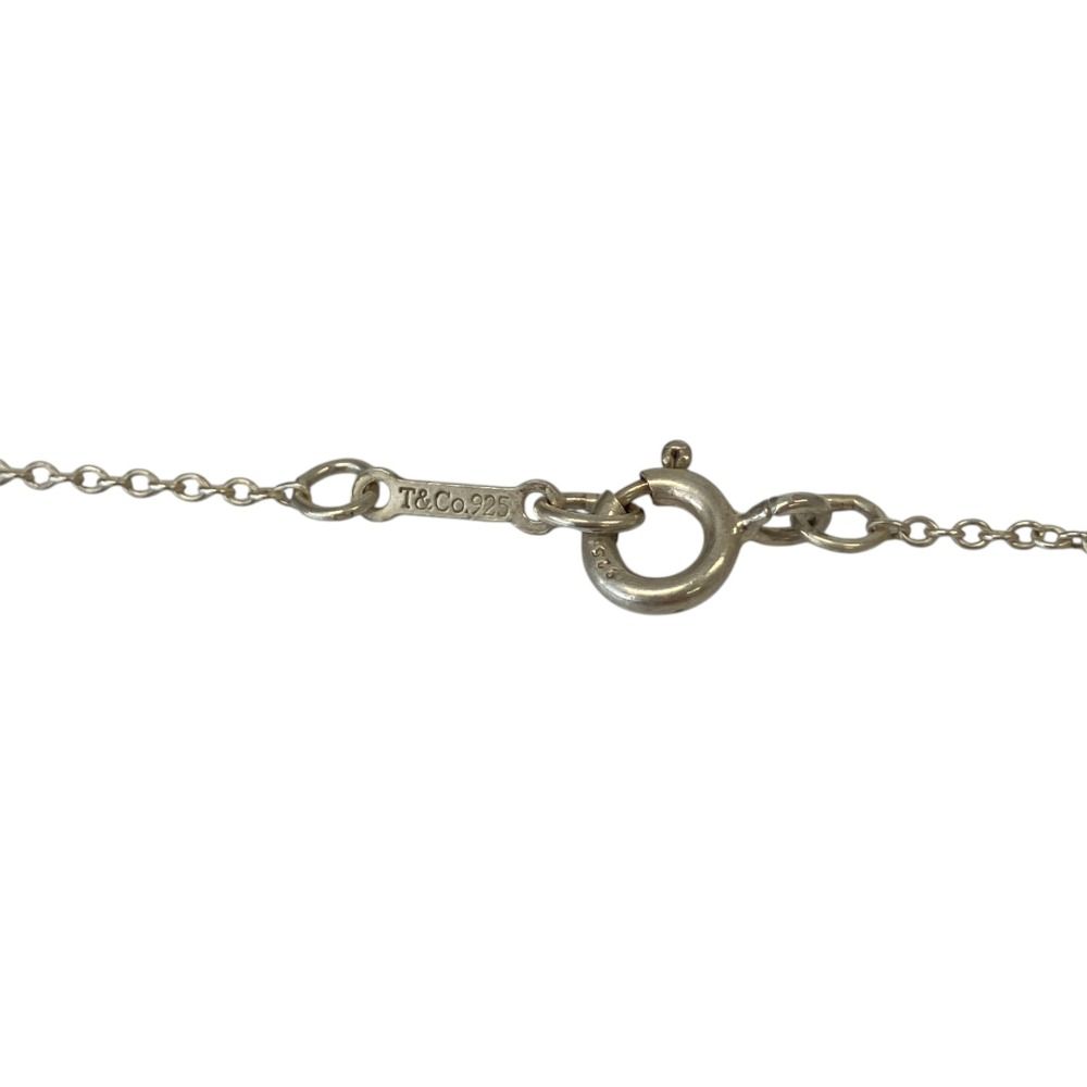 Tiffany & Co Vintage Paloma Picasso Loving Heart Necklace Silver — view 5