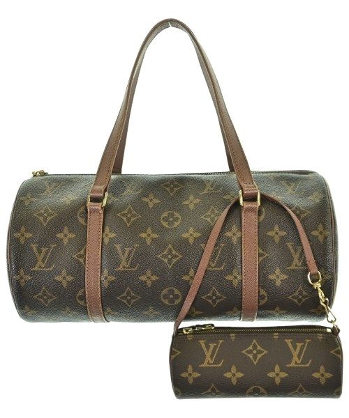 Louis Vuitton Monogram Papillon 30 Handbag Brown