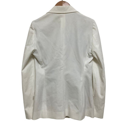 Versace Lining Baroque Pattern Medusa Button Tailored Jacket White Spring 38 — view 3