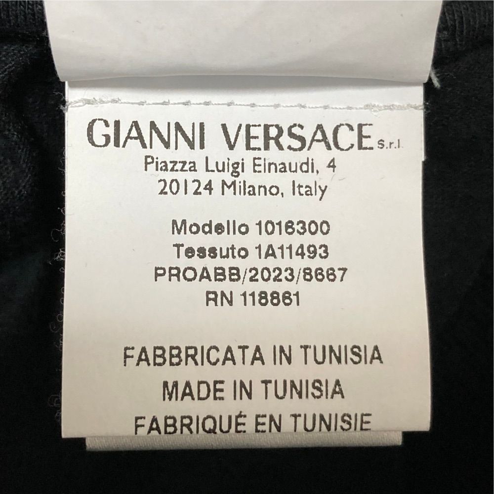 Versace Medusa Logo Embroidery Sweatshirt Jogger Pants Black Spring Summer M — view 6