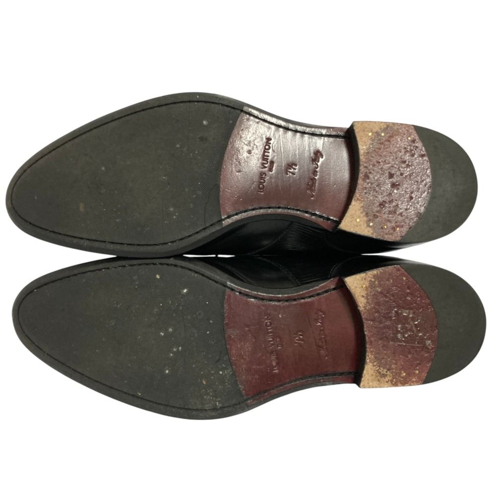 Louis Vuitton Wall Street Line Epi Plain Toe Shoes Black Spring Summer 7.5 — view 6