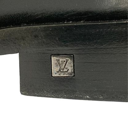 Louis Vuitton Wall Street Line Epi Plain Toe Shoes Black Spring Summer 7.5 — view 4