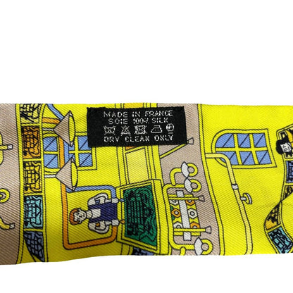 Hermes la Maison Des Carres Twilly Scarf Yellow — view 3