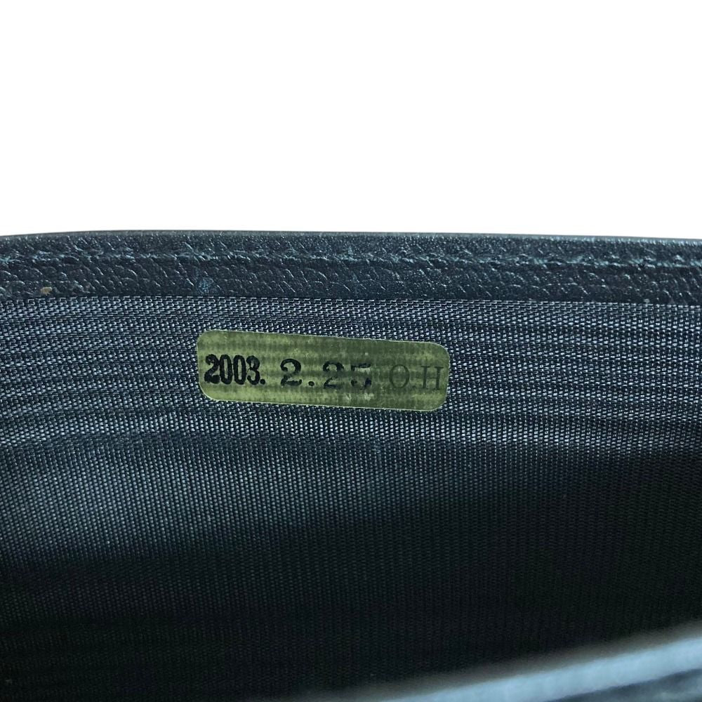 Chanel Coco Buttons Leather Wallet Black — view 8