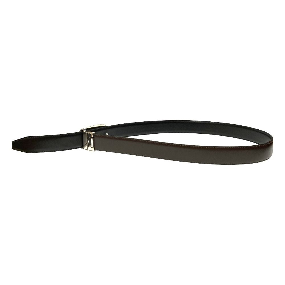 Gucci G Logo Leather Reversible Belt Black Brown — view 5