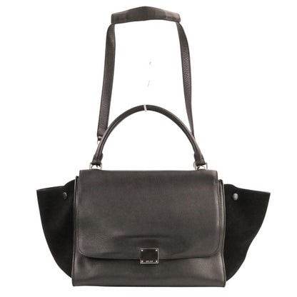 Celine Trapeze Medium 2-Way Shoulder Bag Black — view 5