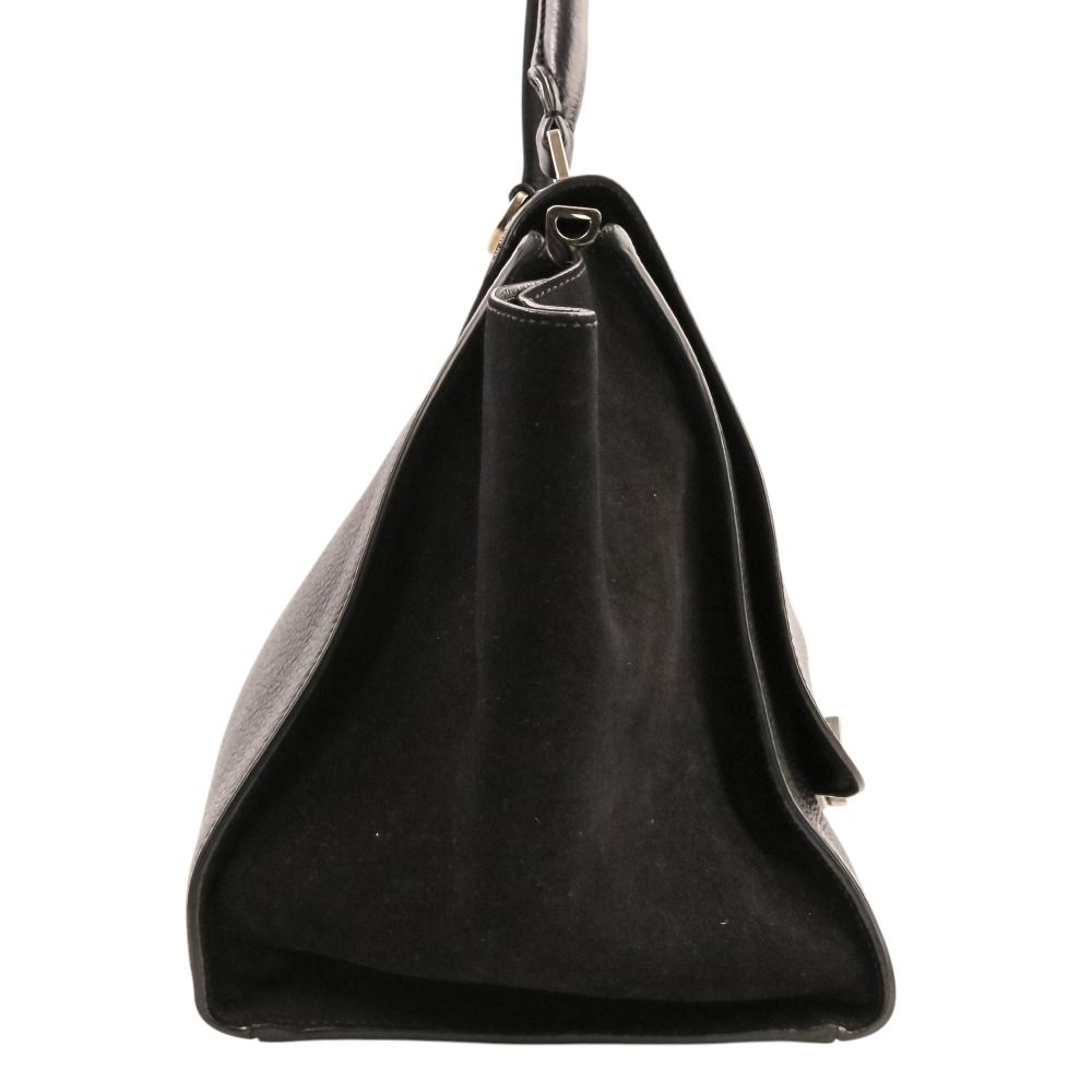 Celine Trapeze Medium 2-Way Shoulder Bag Black — view 4