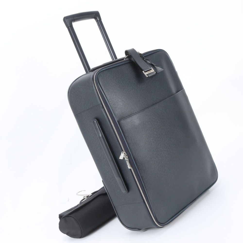 Louis Vuitton Taiga Pegase 55 Boreal Leather Suitcase Carry Case Bag