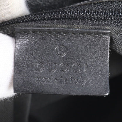 Gucci GG Suede Leather Shoulder Bag Crossbody Black — view 8