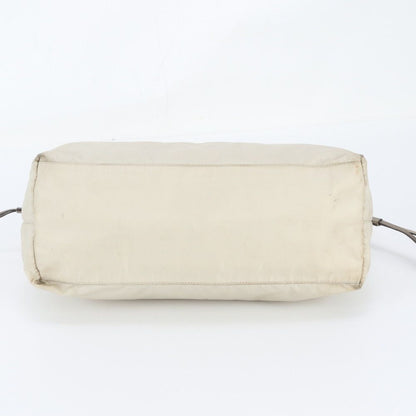Prada Tessuto Nylon Leather Tote Bag Shoulder — view 6