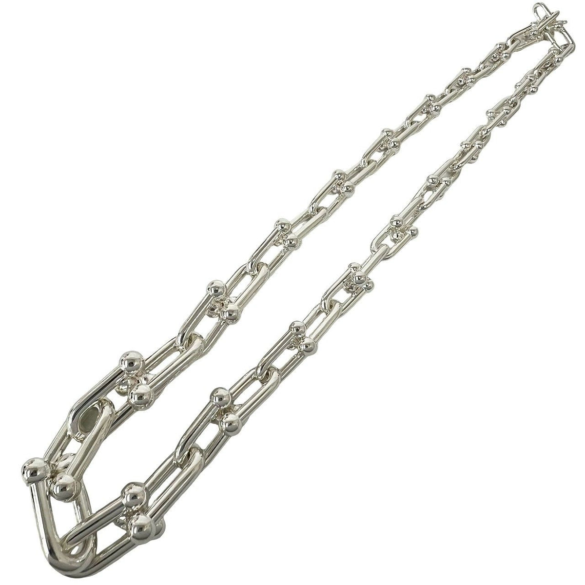 Tiffany & Co HardWear Graduated Links Necklace 925 Sterling Silver — view 6