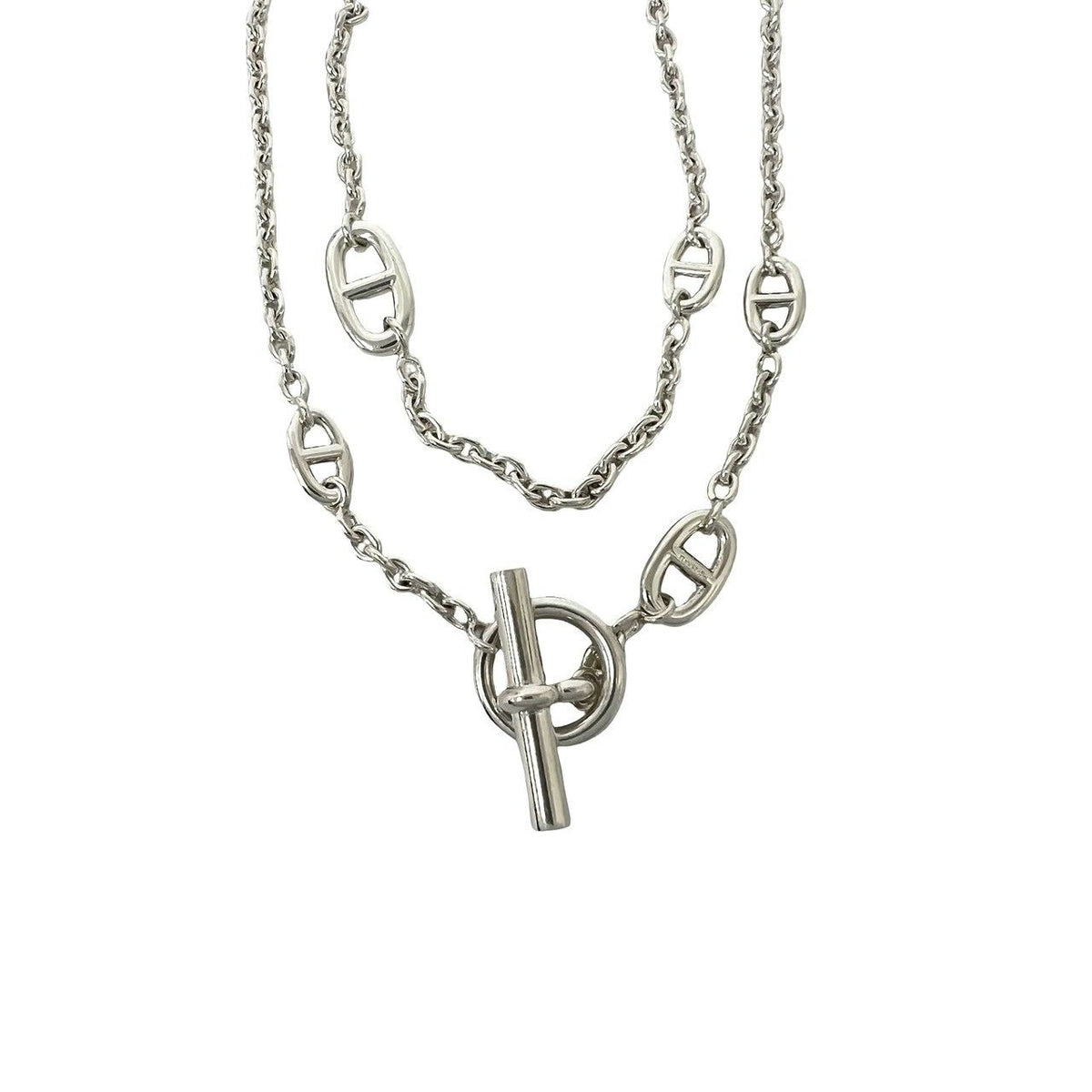 Hermes Vintage Farandole Necklace Martin Margiela Era 925 Sterling Silver — view 4